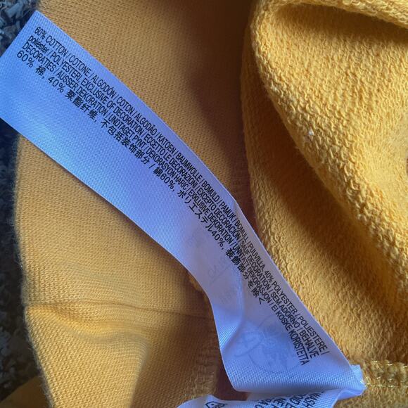 Vintage Disney Mickey Mouse Leader of the Band Yellow Short Sleeve Sweatshirt S - Picture 6 of 6